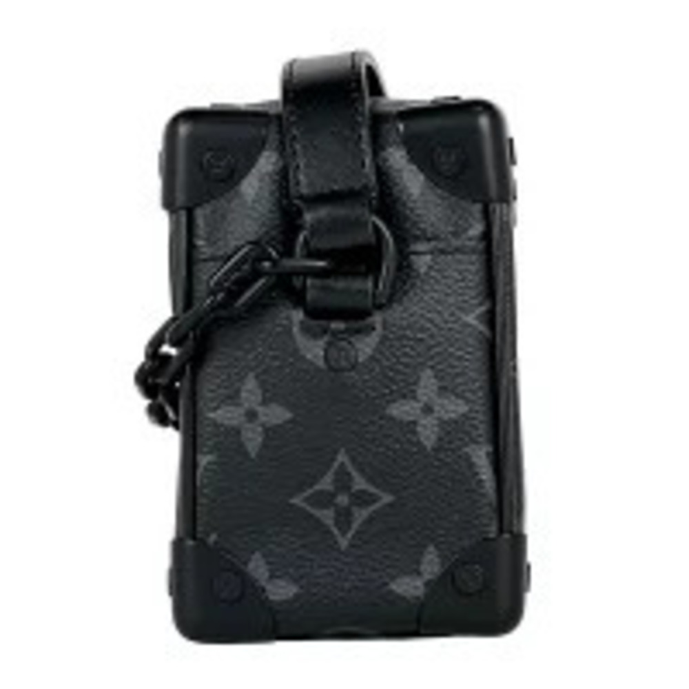 Louis Vuitton Monogram Black Noir Eclipse Soft Trunk Bag Shoulder Crossbody